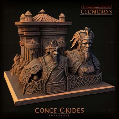 3D model Age of Empires II The Conquerors Expansion game (STL)